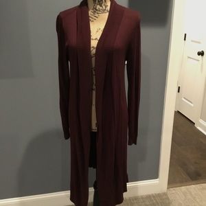 Ladies Burgundy Sweater